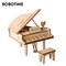Robotime DIY 3D Wooden Puzzle Game - TG402 Grand Piano - Assembly Model - Desk Decoration for Childrens, Kids